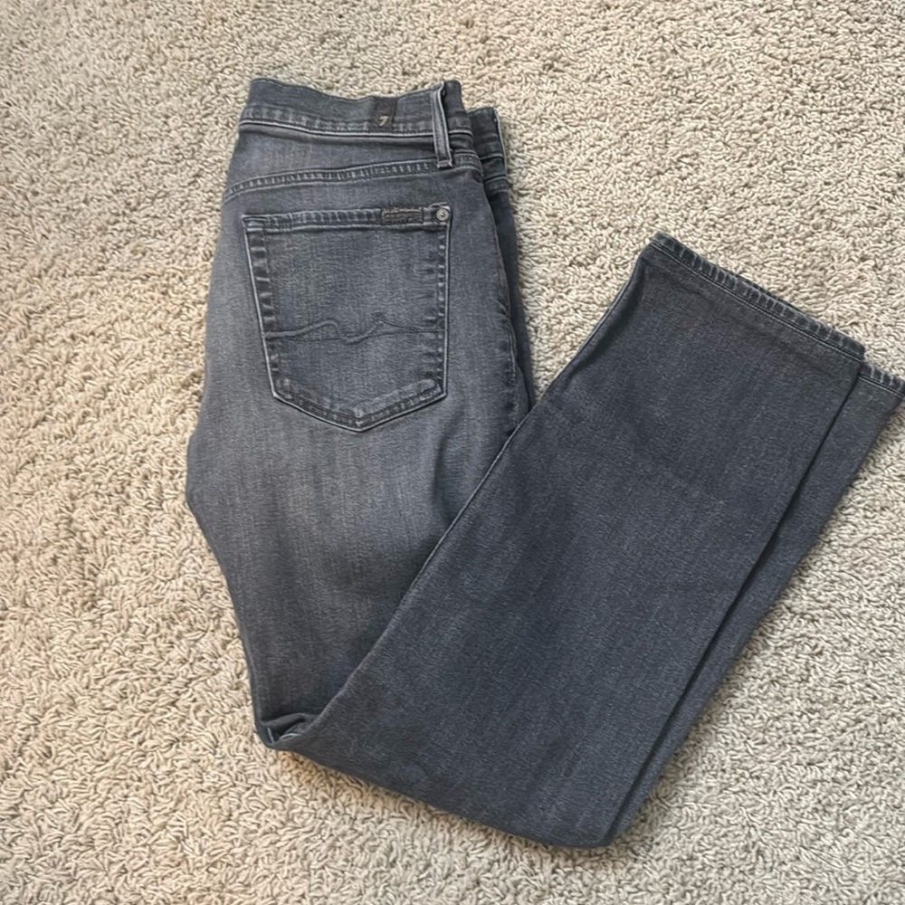 Men’s Gray 7 for all mankind jeans